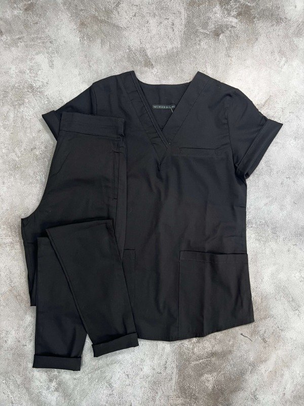 Producto - ROCÍO SPANDEX LIVIANO (Negro liso)