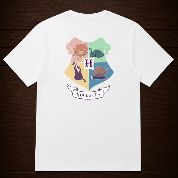 Producto - Remera - Escudo hogwarts animado (Harry potter) - 3