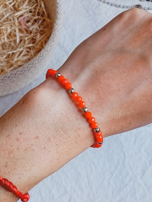 Producto - Pulsera cristal de roca roja