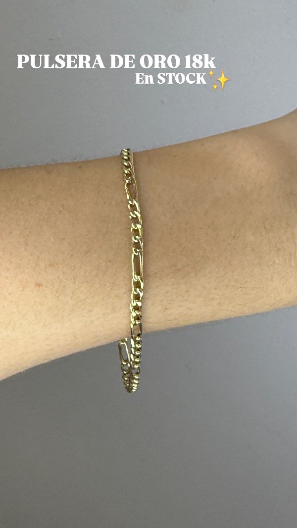 Producto - Pulsera de oro facetada - 1