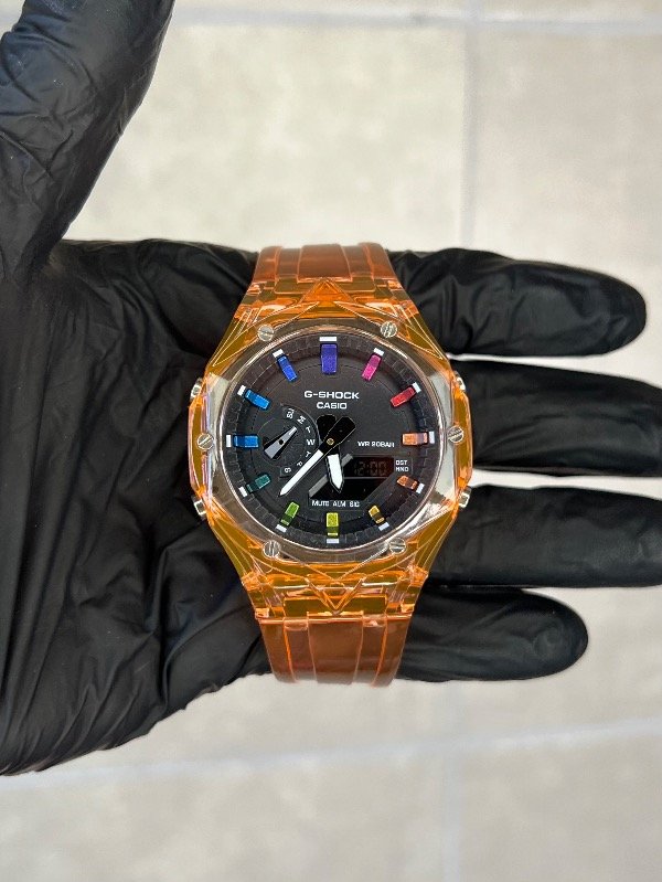 Producto - G-SHOCK TRANSPARENTE NARANJA