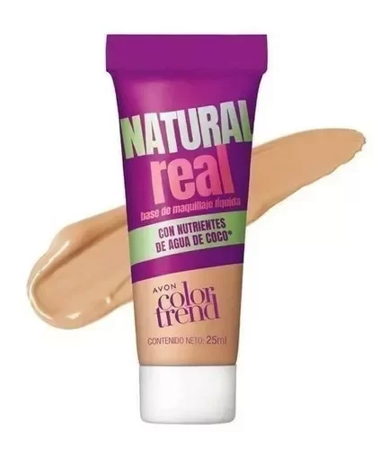 Producto - Base de Maquillaje Liquida Natural Real - Color Trend Avon