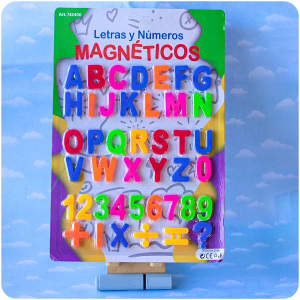 Producto - Letras y Números Magnéticos de Plástico