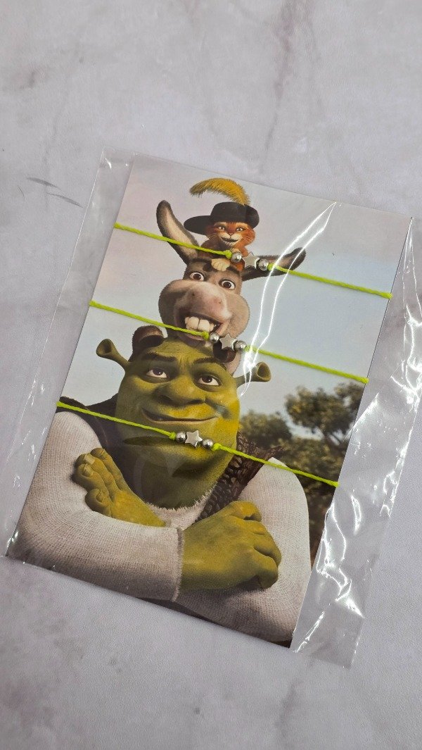 Producto - Pulseras compartidas x3 Shrek
