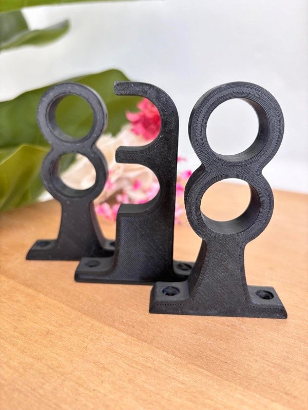 Producto - PACK X3 SOPORTES PARA DOBLE CORTINADO