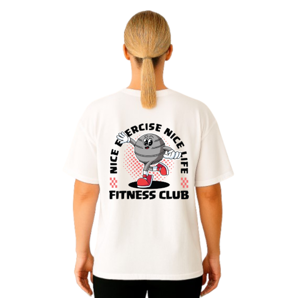 Producto - Remera Oversize Unisex Nice Exercise