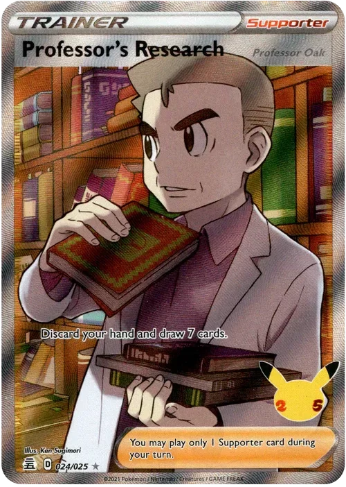 Producto - Professor's Research Full Art - 024/025 - Celebrations - Holo