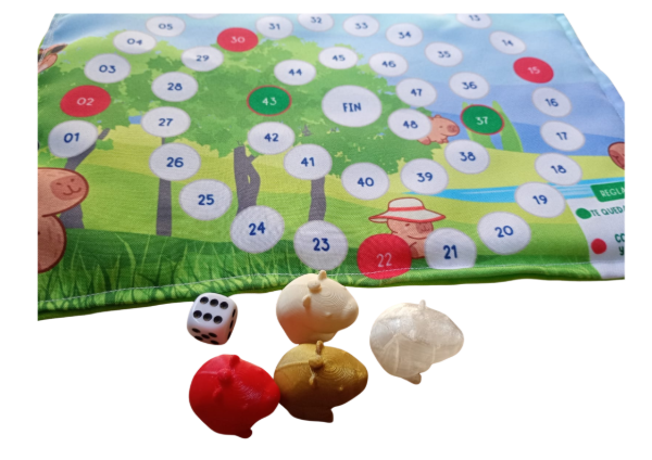 Producto - juego de recorrido temática Capibaras - 0