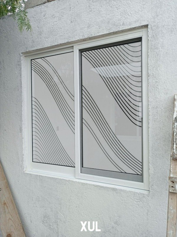 Producto - Esmerilado ventana ondas en patron