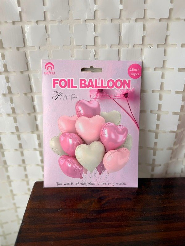 Producto - SET X10 GLOBOS Tonos mate 18" - 1