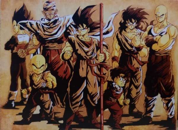 Producto - Cuadro de madera Dragon Ball z (17x12)