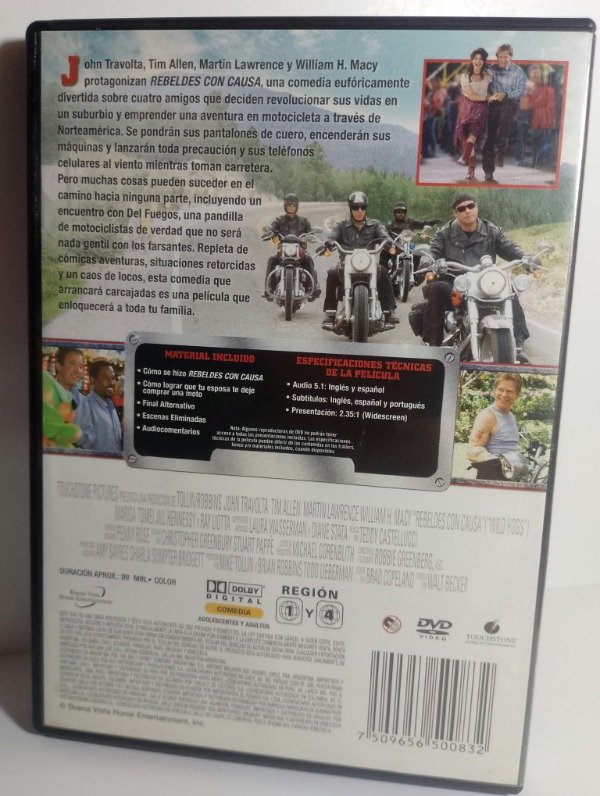 Producto - Rebeldes con causa (Wild hogs - 2007) - DVD - 1