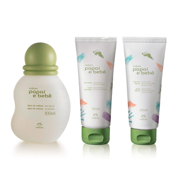 Producto - Regalo  Bebé: agua de colonia + jabón líquido + loción hidratante