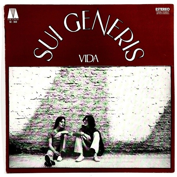 Producto - SUI GENERIS - VIDA (1ra. EDICION)