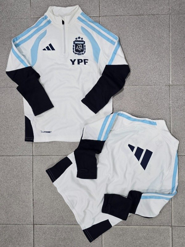 Producto - Buzo Selección Argentina Blanco Mundial 2026 Niño