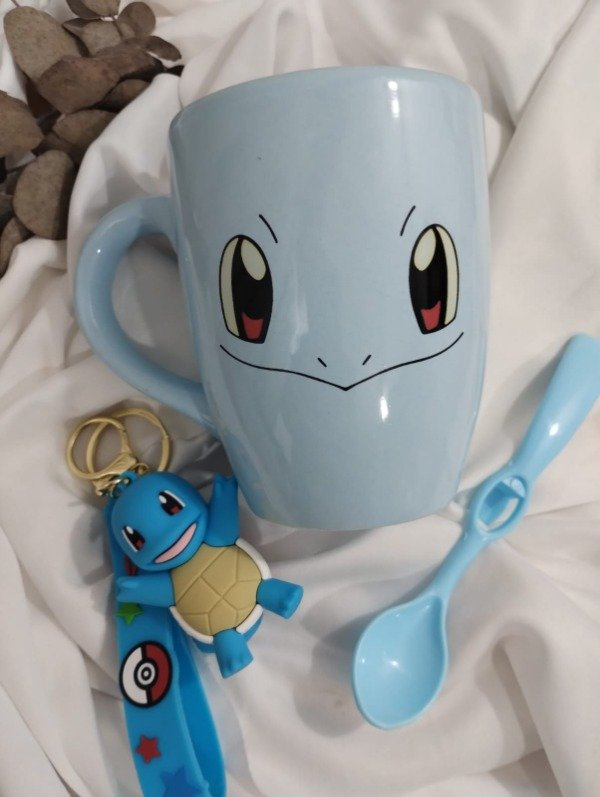 Producto - TAZA Y LLAVERO DE SQUIRTIE