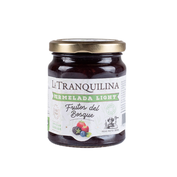Producto - MERMELADA LA TRANQUILINA FRUTOS DEL BOSQUE SIN AZUCAR X 330GRS
