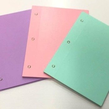 Producto - Carpeta A4 dos tapas pastel