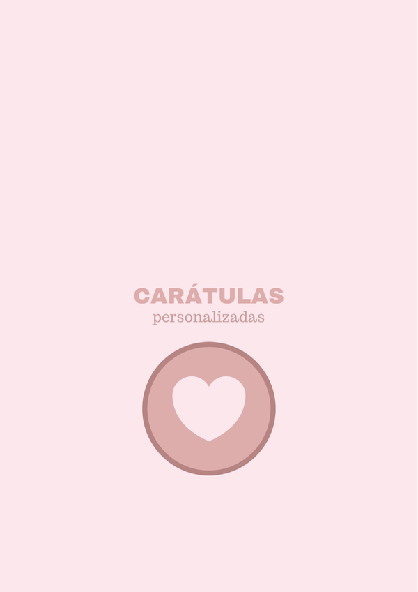 Producto - Carátula - Portada - Separador personalizado