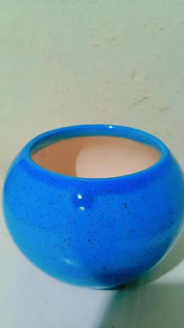 Producto - Maceta cerámica pintitas