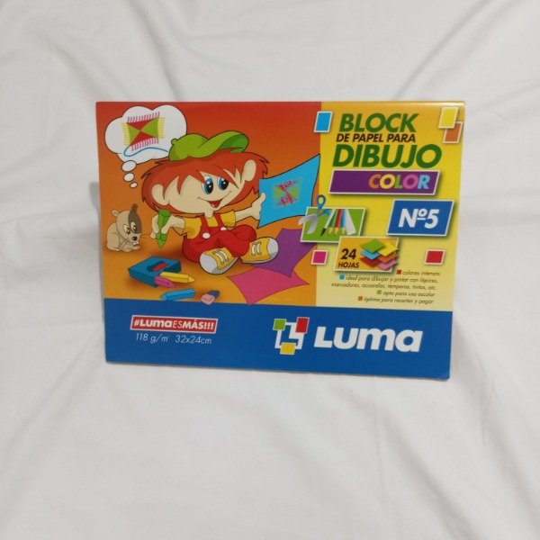 Producto - BLOCK DE DIBUJO N 5 "LUMA" - COLOR