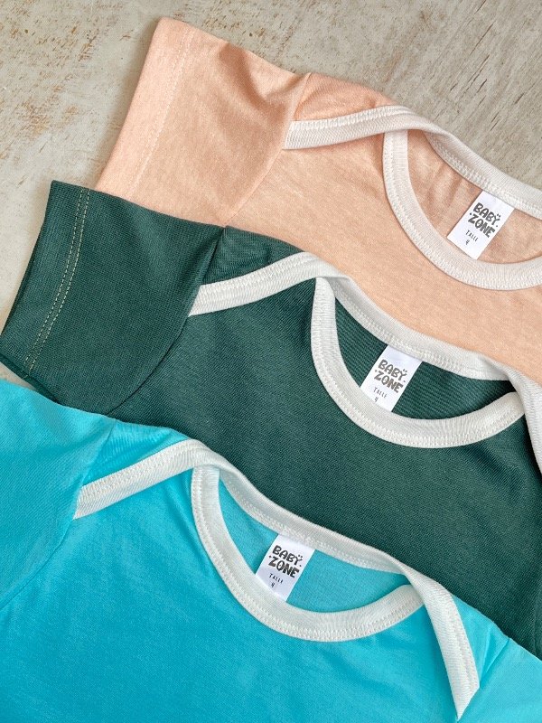 Producto - Body jersey liso 12/24M x3 unid - 2