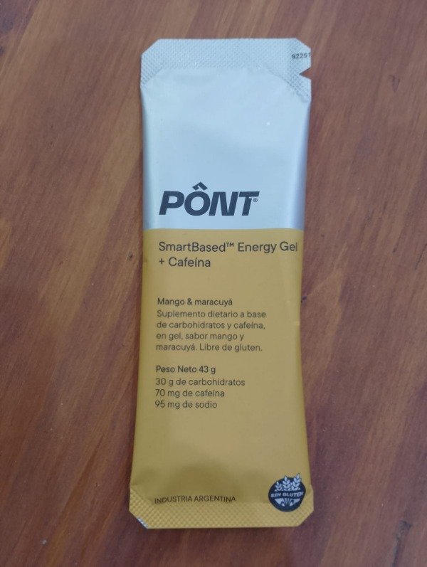 Producto - ENERGY GEL +CAFEINA - MANGO Y MARACUYA