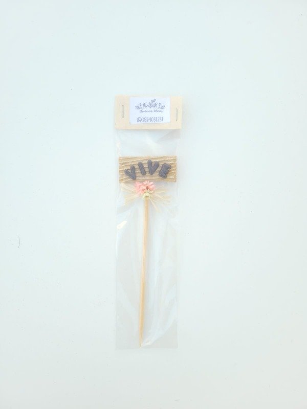 Producto - Tutor cartelito y cactus chico