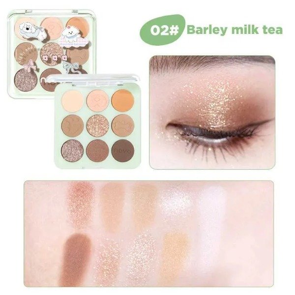 Producto - Paleta 9 tonos Eyeshadow Palette Milk Tea 02 - Novo - 1