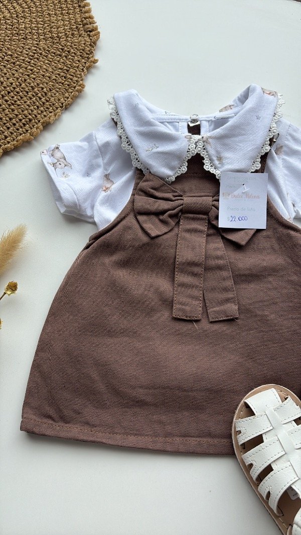 Producto - Jumper choco de gabardina talles hasta 4 años - 2