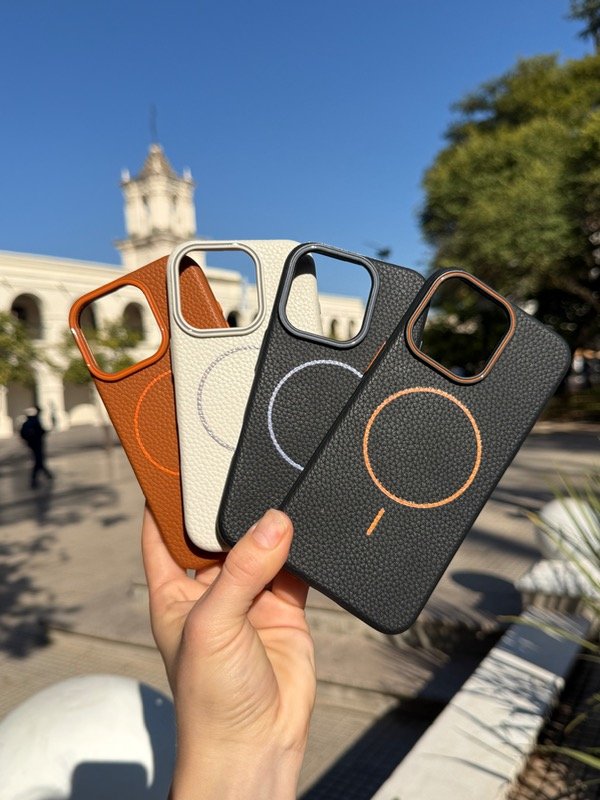 Producto - Fundas Eco cuero borde de color