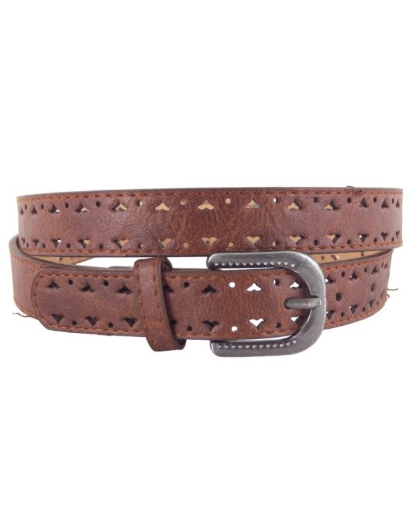 Producto - CINTO GASTADO CON DISEÑO DE CORAZONES PEQUEÑOS EN DOS FILAS