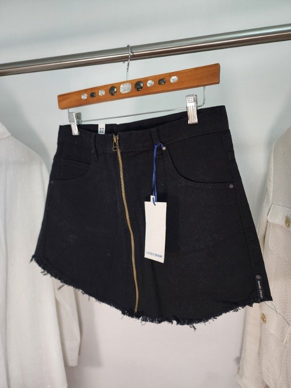 Producto - Pollera jean LOVELY DENIM negra