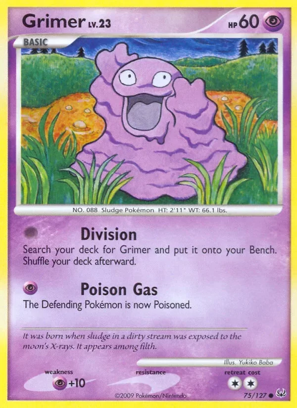 Producto - Grimer 75/127 Platinum: Base Set