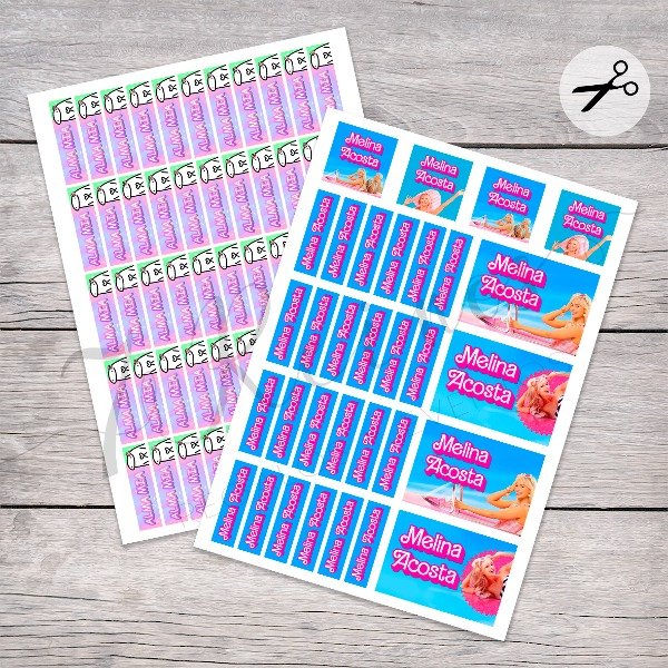 Producto - PLANCHA ETIQUETAS PARA RECORTAR