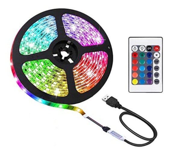 Producto - Tira LED RGB USB con Control Remoto