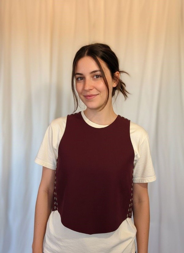 Producto - Pechera VESPER - BORDÓ