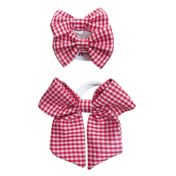 Producto - Set chuletas moños rojo
