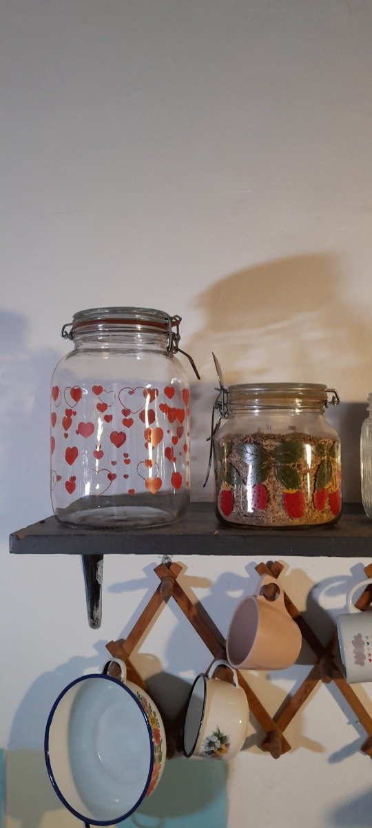 Producto - Frasco corazones rojos grande