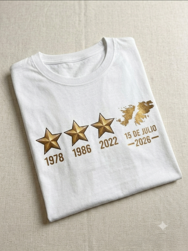Producto - Remera 4 estrella LAS MALVINAS - 4