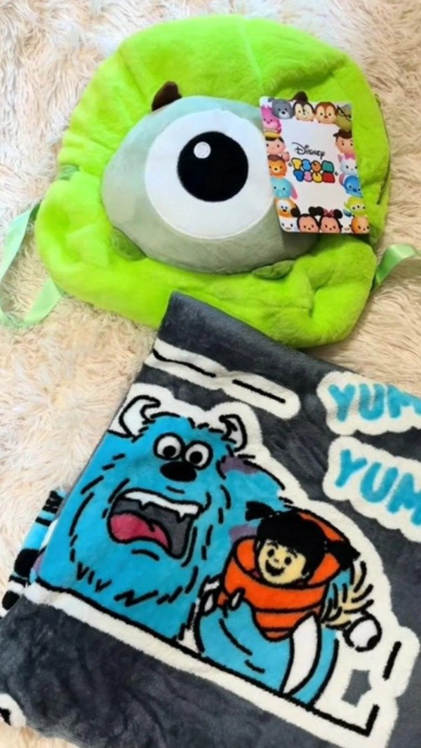 Producto - Peluche con manta ojito