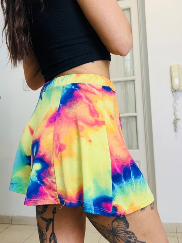 Producto - Short pollera de lycra adaptable 36 a 42