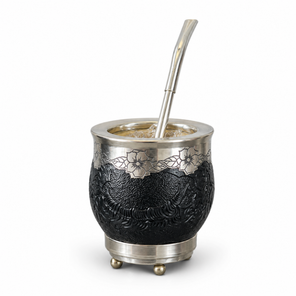 Producto - Mate Torpedo Doble Cinta Base + Bombilla + Yerba Mate