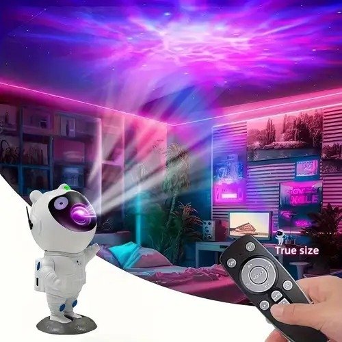 Producto - Proyector Astronauta de Nebulosa y Estrellas multicolor LED-83041