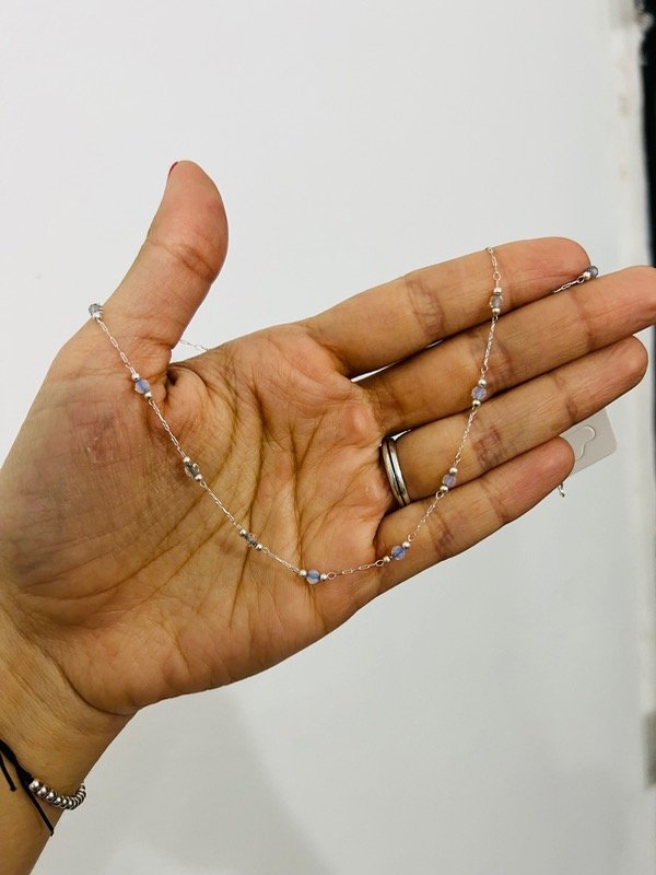 Producto - Cadena con bolitas tornasol