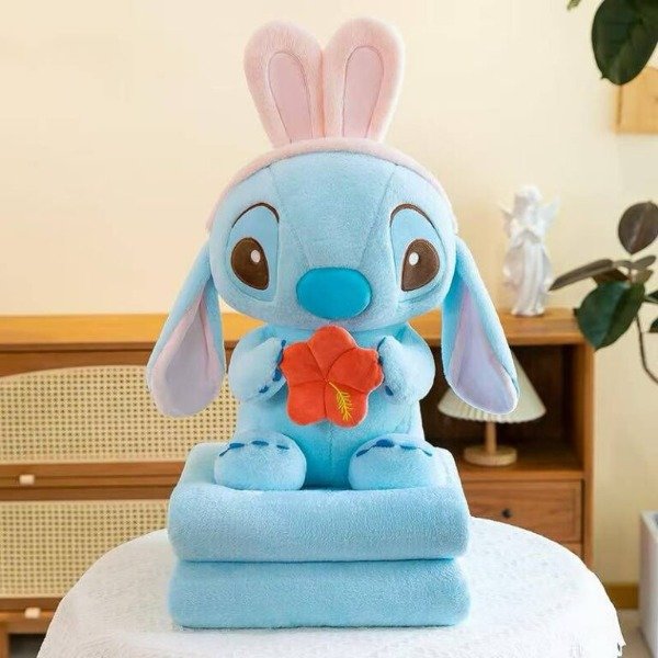 Producto - Peluche con Manta. Stitch conejito