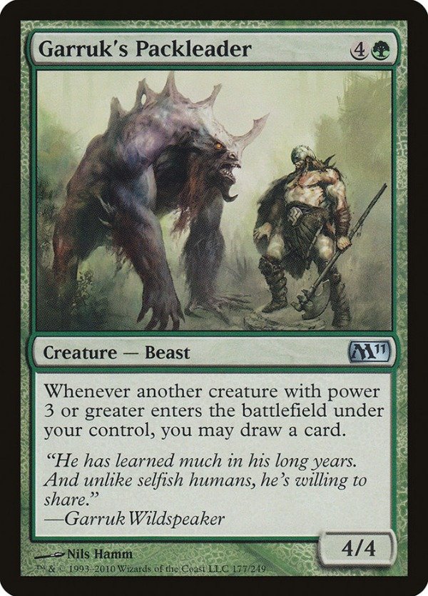 Producto - Garruk's Packleader  Magic 2011