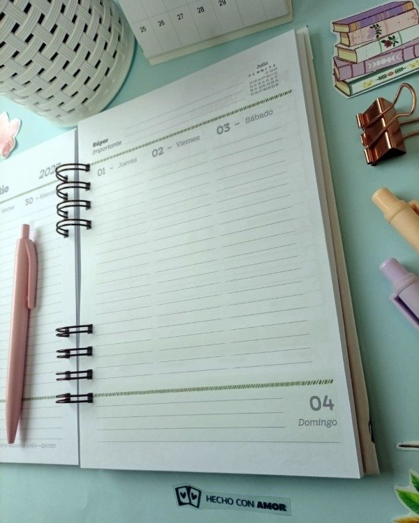 Producto - Agenda semanal Vertical Escencial - 4