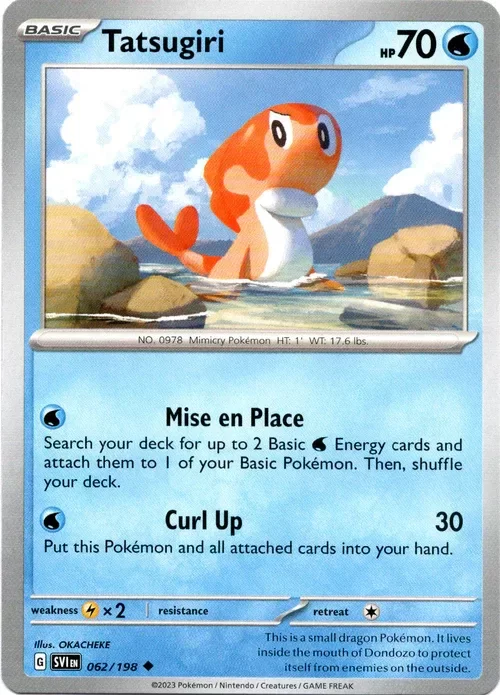 Producto - Tatsugiri - 062/198 - Scarlet and Violet