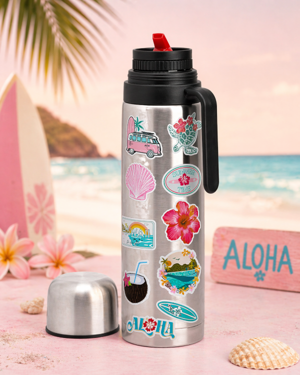 Producto - Plancha de Stickers Hawaii